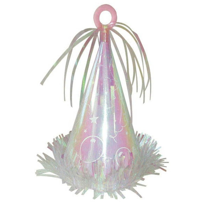 Balloon Weight, Iridescent Party Hat | 1ct.