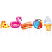 Pool Party Corrugated Plastic Tabletop/Yard Decorations | 5 ct