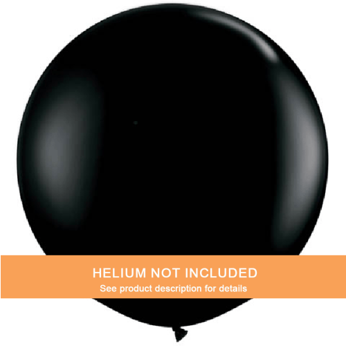 Black Latex Balloon 36" |  2 ct