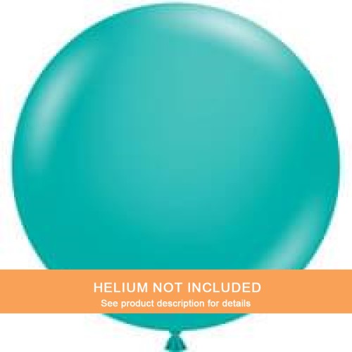 Tropical Teal Latex Balloon 36'' | 2ct