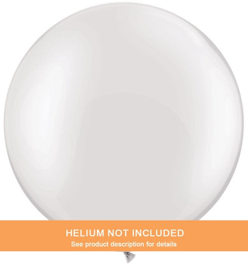 White Latex Balloon, 36" | 2 ct