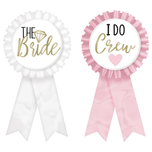 "I Do Crew" Bachelorette Award Ribbons | 8ct
