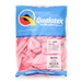 A 50-count package of 11-inch Qualatex Pearl Pink Latex Balloons.