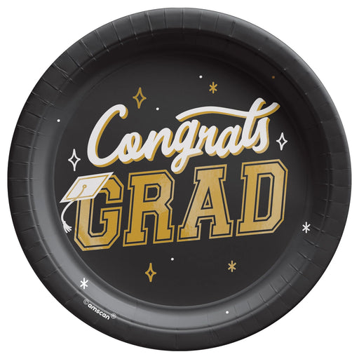 A 7-inch Graduation The Best Is Yet To Come Metallic Round Plate.