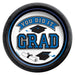 A 7-Inch Blue Graduation True To Your School Round Plate.