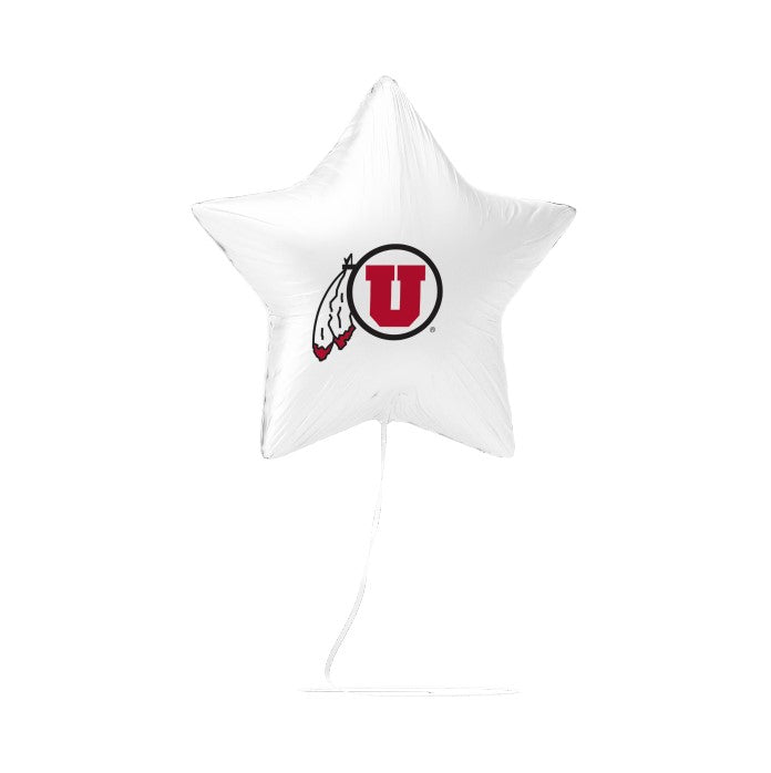 U of U U Feather Logo Mylar Balloon 17" | 1 ct