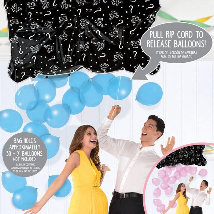 The Big Reveal Gender Reveal Balloon Drop Bag | 1ct
