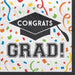 NO MORE BOOKS "Congrats Grad" Beverage Napkins