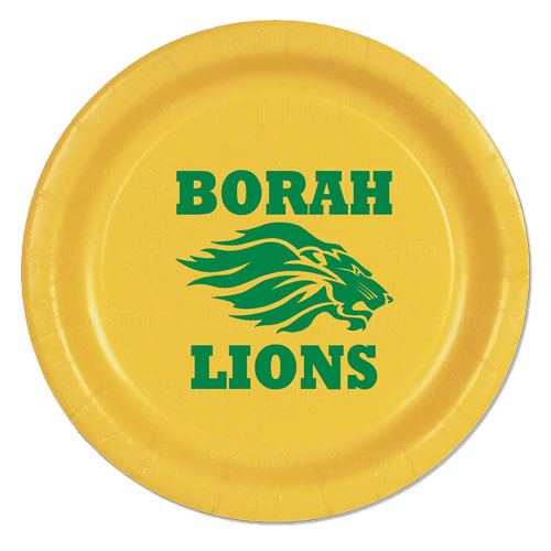 Borah High School Paper Plates 9" | 8 ct