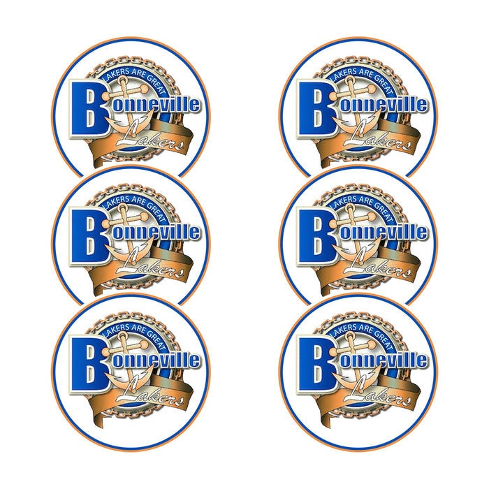 Bonneville Sticker Seal - 2" (6 stickers)