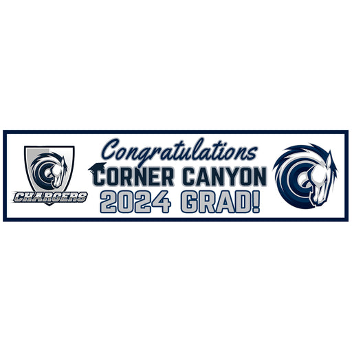 Corner Canyon 2024 Grad Banner to Go - 13"x50"