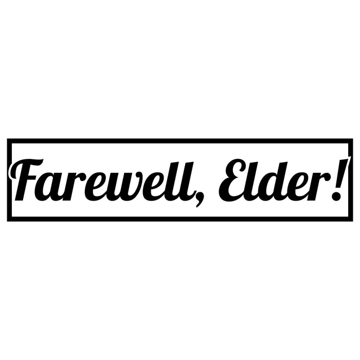Missionary Farewell, Elder! To Go Banner, 50" x 13" | 1 ct