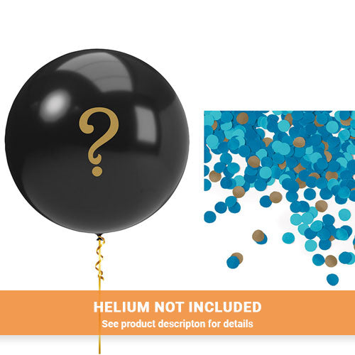 Blue Flat Gender Reveal Balloon 36" | 1ct