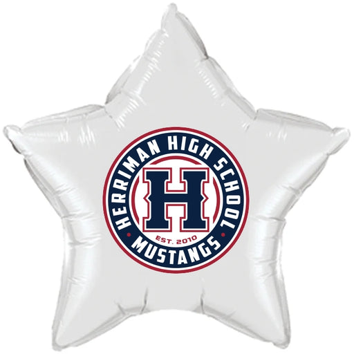A 17-Inch Herriman High School Mylar Balloon.