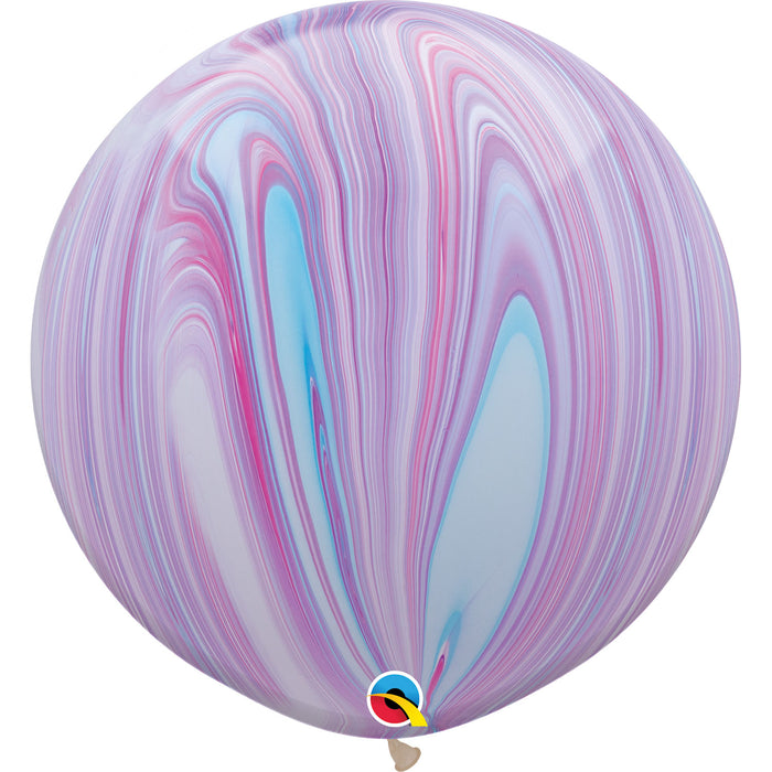 Fashion Agate Latex Balloons, 30" | 2 ct