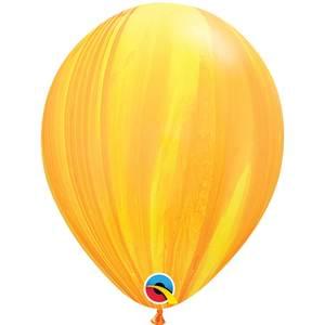 Yellow Orange Agate Latex Balloons 11" | 25 ct