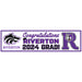 Riverton 2024 Grad Banner to Go 13"x50"