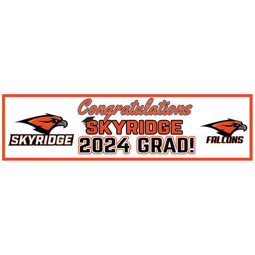 Skyridge 2024 Grad Banner to Go 13"x50"