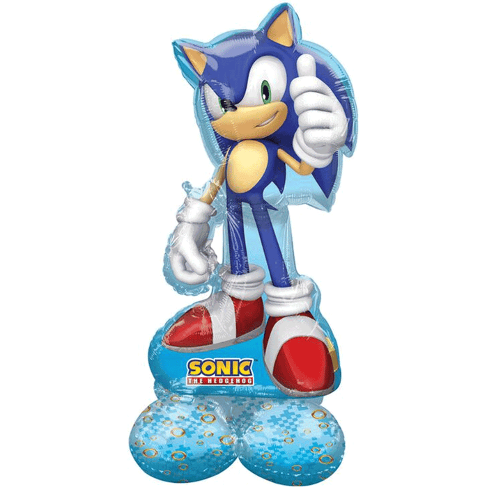 AirLoonz Sonic The Hedgehog Balloon Uninflated 53" | 1 ct