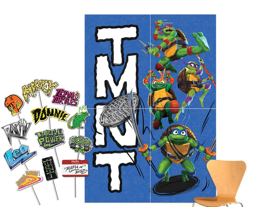 Teenage Mutant Ninja Turtles Mutant Mayhem Scene Setter With Props | 1 kit