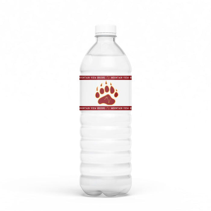 Mountain View High School Water Bottle Labels | 24 ct