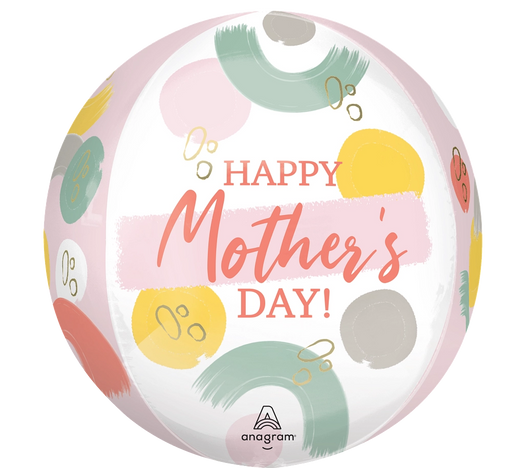 A 16-Inch Mother's Day Sketched Impressions Orbz Balloon.