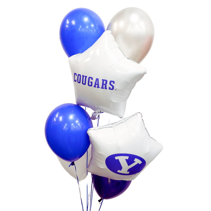 BYU Cougars Word Logo Balloon Bouquet