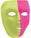 Neon Plastic Full Face Mask