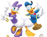 Donald and Daisy Dancing Lifesize Standup