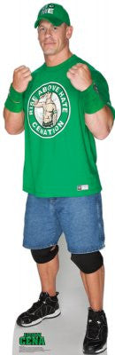 John Cena Green Shirt - WWE Lifesize Standup