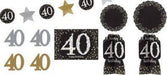 Sparkling Celebration 40th Birthday Room Decorating Kit | 1 ct