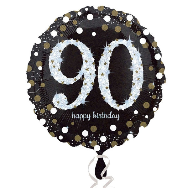 Sparkling 90 Mylar Balloon, 18'' | 1ct