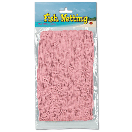 Pink Fishing Netting, 12' | 1 ct