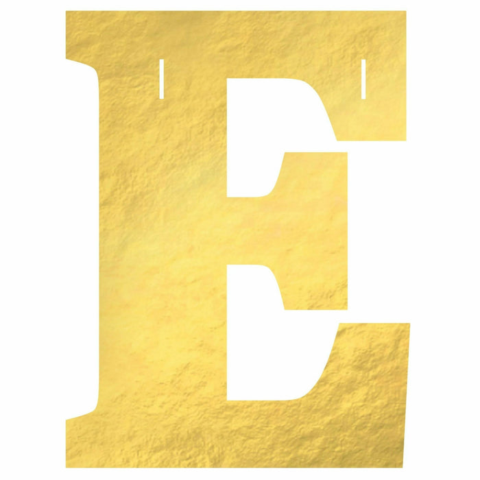 Create Your Own Banner "E" Gold Foil | 1ct