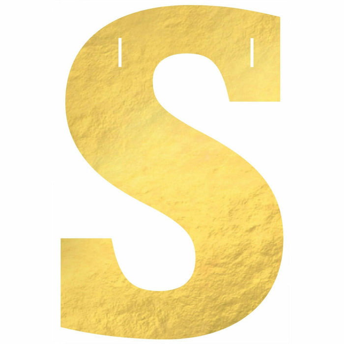 Create Your Own Banner "S" Gold Foil | 1ct
