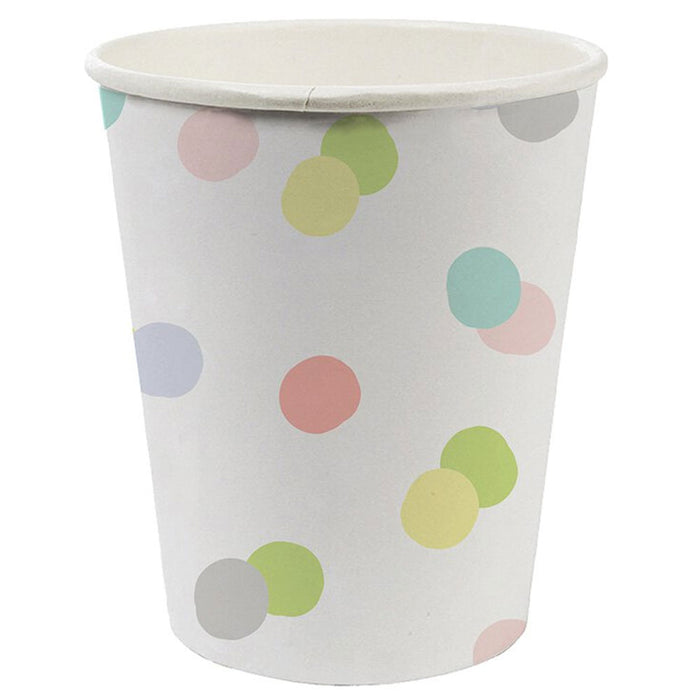 Baby Dots Paper Cups 8oz. | 8ct