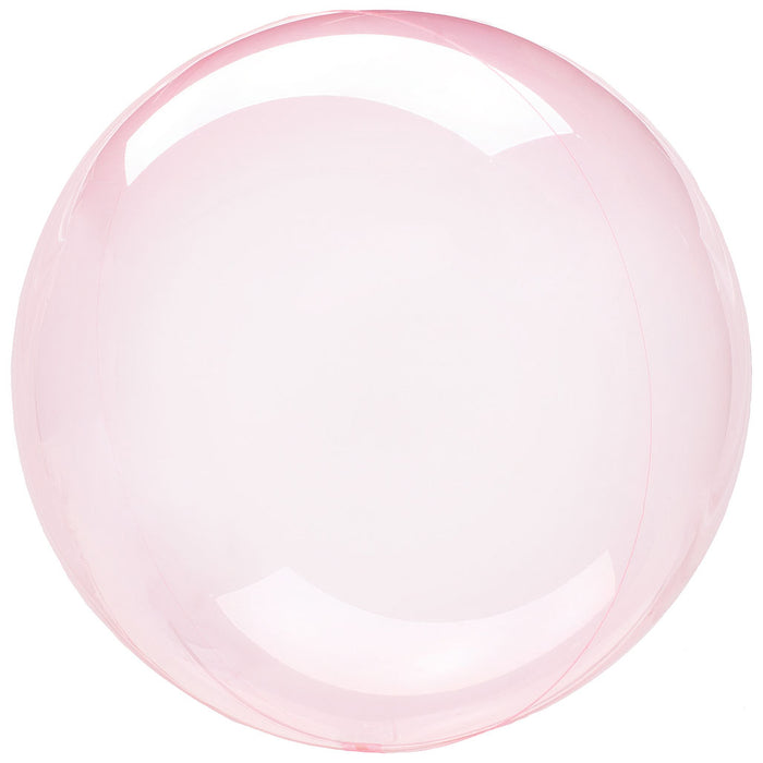 Crystal Clearz Bubble Balloon Dark Pink 18'' | 1 ct