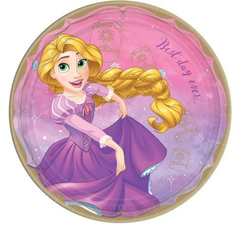 Disney Princess Rapunzel Lunch plates | 8ct