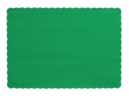 Emerald Green Placemats 9.5" x 14in | 50ct
