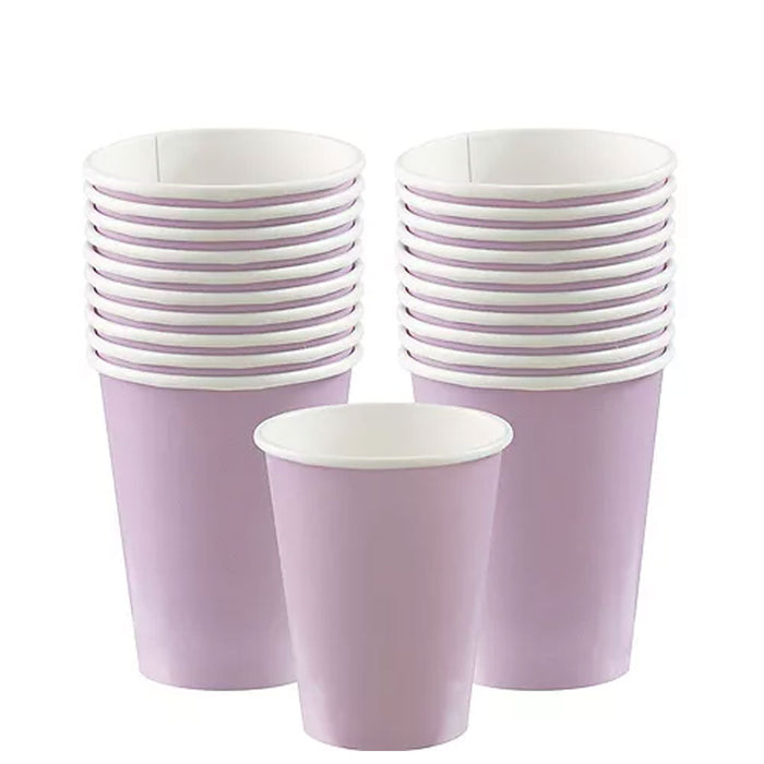 Lavender Paper Cups 9oz | 20ct