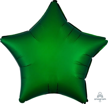 Emerald Satin Luxe Star Balloon 18" | 1ct