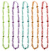 A variety of 5 different colored Birthday Celebration Necklaces.