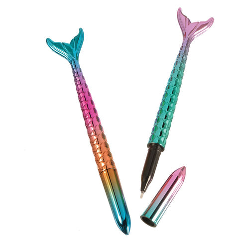 Shimmering Mermaids Tail Pens | 8 ct