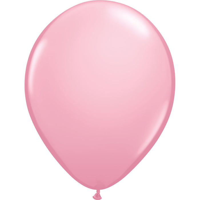 Pink, Latex Balloon With Helium and Hi-Float  11'' | 1 ct