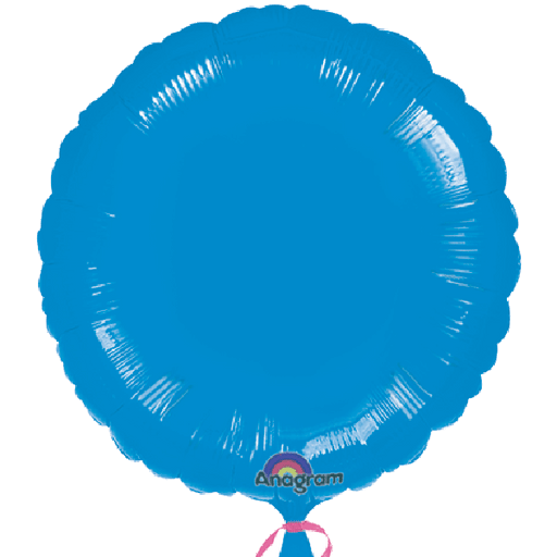 Round Blue 18" Mylar Balloon | 1ct.