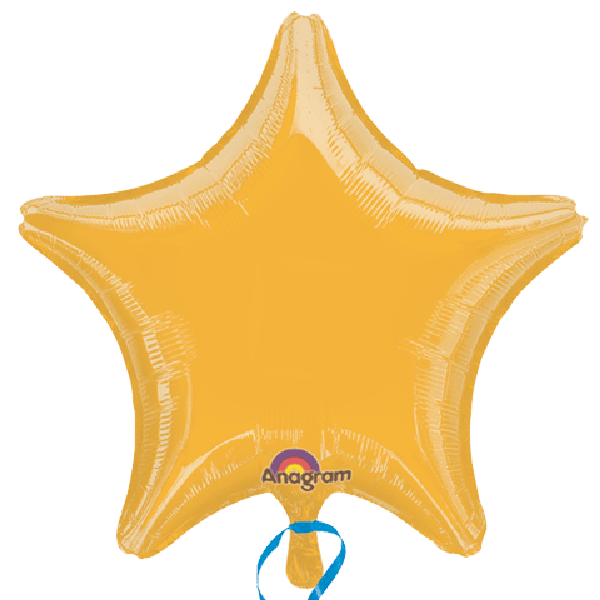 Gold Star 18" Mylar Balloon | 1ct.