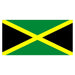 Jamaica Flag with Stick | 4" x 6"