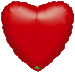 Red Heart 18" Mylar Balloon | 1ct.