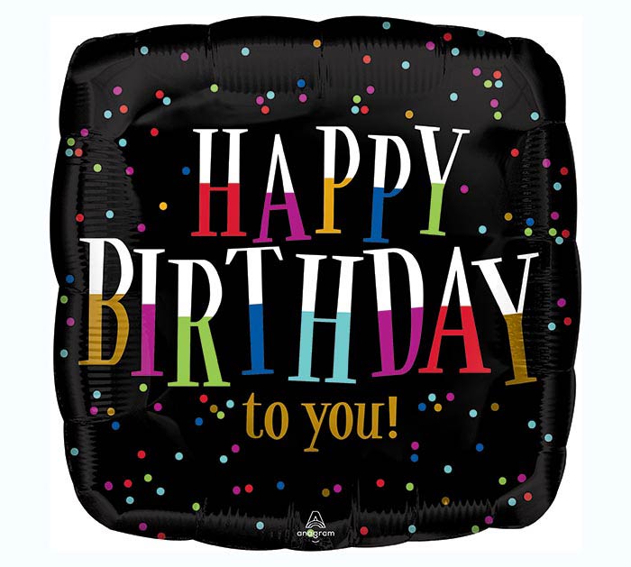Happy Birthday To You Foil Balloon 18" | 1ct