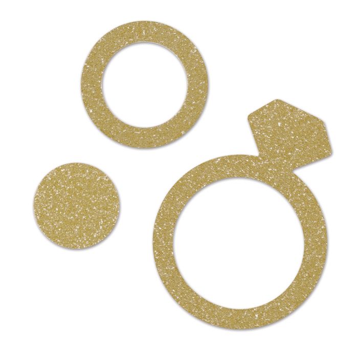 Gold Diamond Ring Sparkle Confetti  | 1 ct